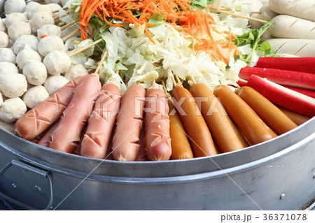 steamed meatballs at street food steamed meatballs at street food 36371078