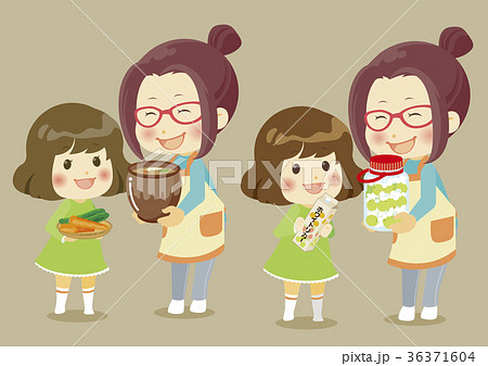 親子で漬物 親子で漬物 36371604