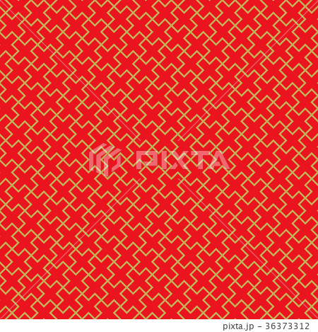 Golden Chinese style seamless pattern background 36373312