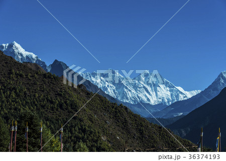 エベレストとローツェ エベレストとローツェ 36374193