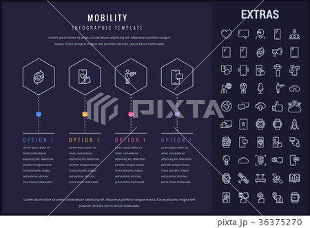 Mobility infographic template, elements and icons. Mobility infographic template, elements and icons. 36375270