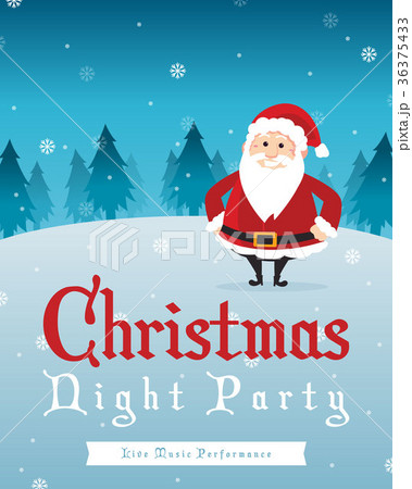 Merry Christmas Party Style Poster Merry Christmas Party Style Poster 36375433