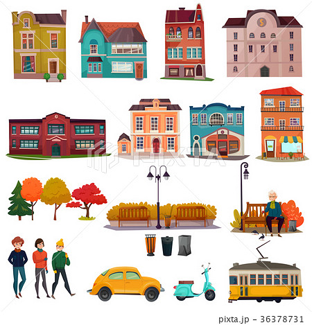 City Environment Set City Environment Set 36378731