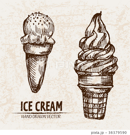 Digital vector detailed line art ornamented ice 36379590