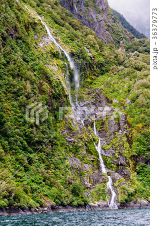 Soft Cascading Waterfall 2 - Milford Sound Soft Cascading Waterfall 2 - Milford Sound 36379773