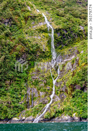 Soft Cascading Waterfall 3 - Milford Sound Soft Cascading Waterfall 3 - Milford Sound 36379774