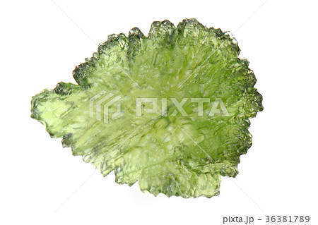 green moldavite mineral isolated green moldavite mineral isolated 36381789