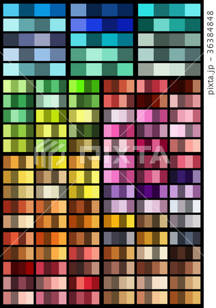 color palette set background. Harmony color  36384848