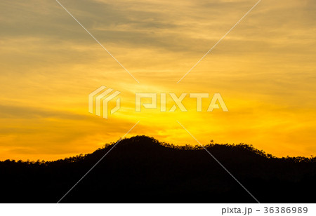 sunset at moutain 36386989