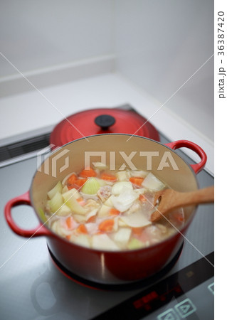 クリームシチュー カレー (鍋 クッキング キッチン 台所 IH 調理 料理 ライフスタイル 家事) 36387420