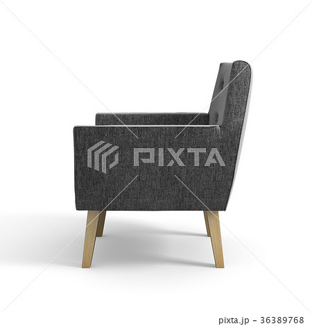 Armchair isolated on white background 3D rendering 36389768