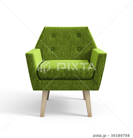 Armchair isolated on white background 3D rendering 36389798