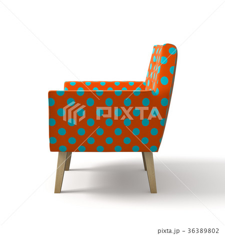 Armchair isolated on white background 3D rendering 36389802
