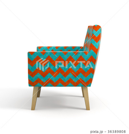 Armchair isolated on white background 3D rendering 36389808