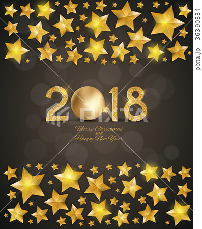 2018 Merry Christmas and New Year Background 2018 Merry Christmas and New Year Background 36390334