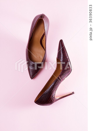 Pair of elegant high heel shoes 36390833