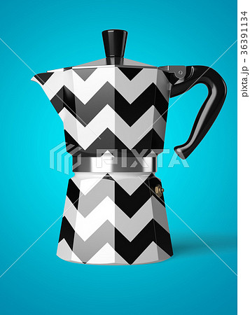 Vintage coffee pot isolated on a background 36391134