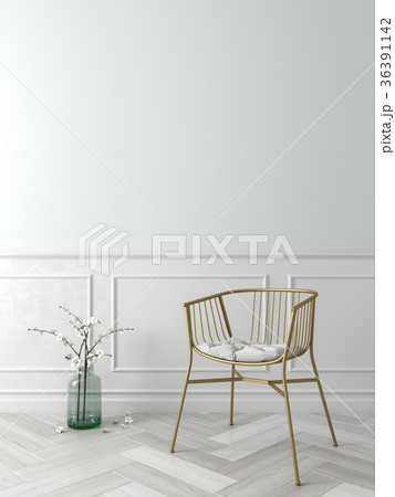Interior modern design room 3D illustration 36391142