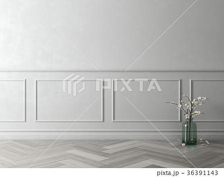 Interior modern design room 3D illustration 36391143