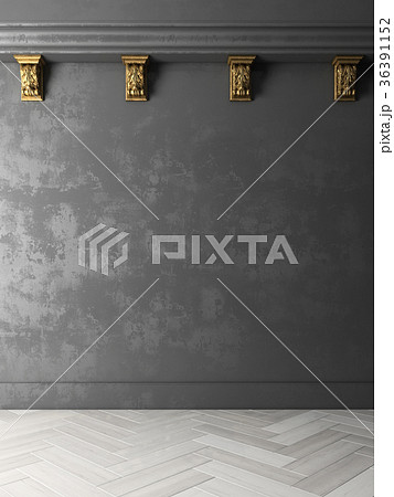 Interior modern design room 3D illustration Interior modern design room 3D illustration 36391152