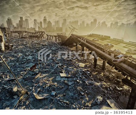 Ruins Of The City のイラスト素材