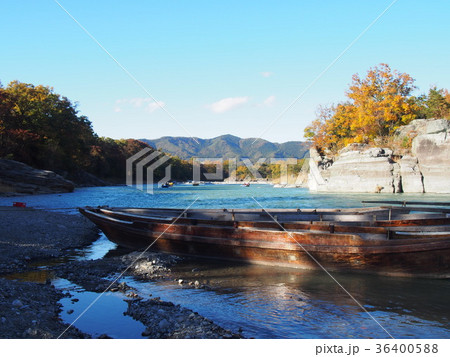 長瀞岩畳　紅葉 36400588