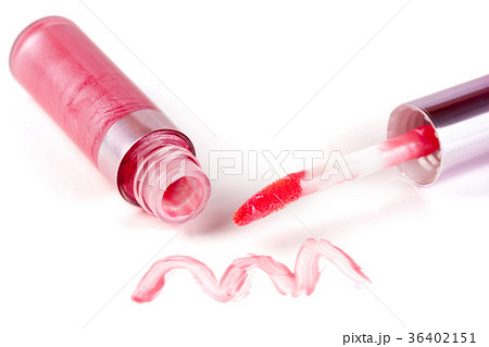 pink lip gloss isolated on white background 36402151