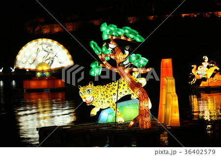 夜景 照明 祭り 36402579