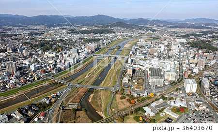 空撮 福岡県飯塚市上空より 空撮 福岡県飯塚市上空より 36403670