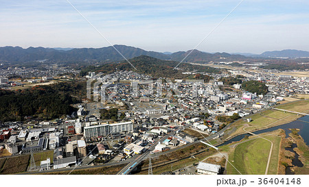 空撮　福岡県飯塚市（幸袋）上空より 36404148