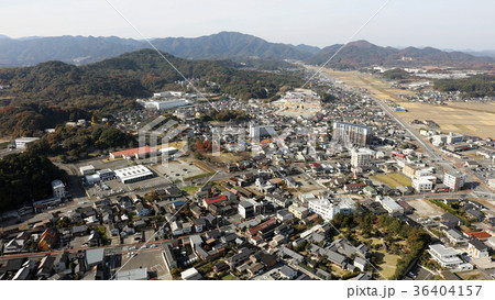 空撮　福岡県飯塚市（幸袋）上空より 36404157