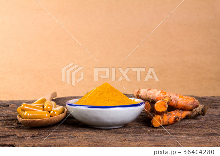 the turmeric powder and capsule the turmeric powder and capsule 36404280