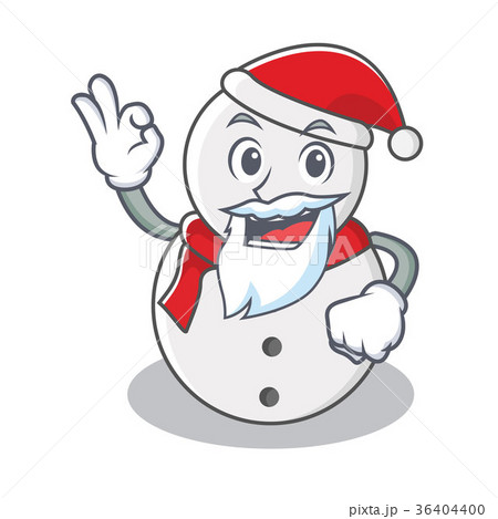 Santa snowman character cartoon style Santa snowman character cartoon style 36404400