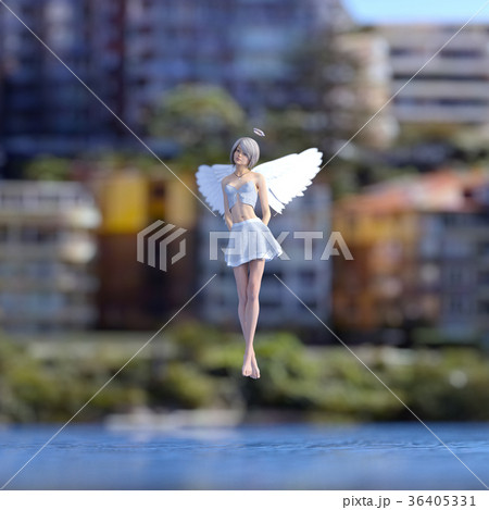 かわいい天使 フェアリー 妖精 perming3DCGイラスト素材 かわいい天使 フェアリー 妖精 perming3DCGイラスト素材 36405331