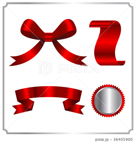 red border tag label collection set 36405900