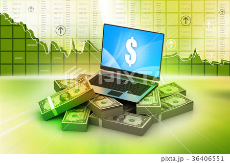 Online money concept Online money concept 36406551