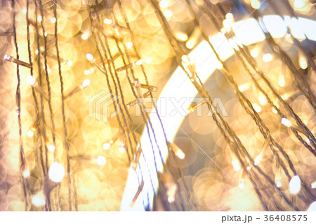 LED light on christmas tree 36408575