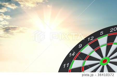 Target dart. 3d illustration 36410372