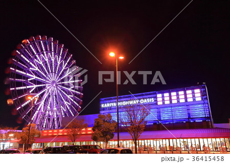 刈谷ハイウェイオアシスの夜景 刈谷ハイウェイオアシスの夜景 36415458