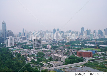 タイ国バンコク都ルンピニー駅周辺（Cityscape near Lumphini station） 36418693