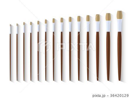 long filbert artist paint brush stationary flat de long filbert artist paint brush stationary flat de 36420129