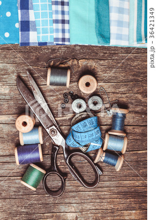 Retro sewing items Retro sewing items 36421349