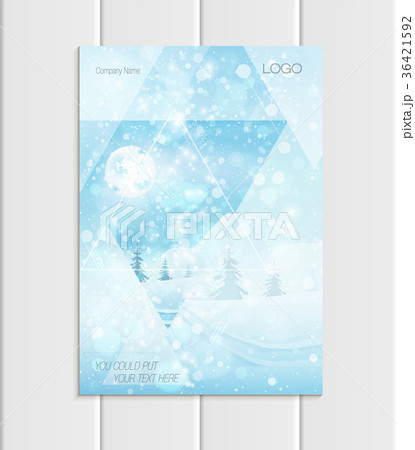 Vector brochure A5 or A4 format Christmas New Year Vector brochure A5 or A4 format Christmas New Year 36421592