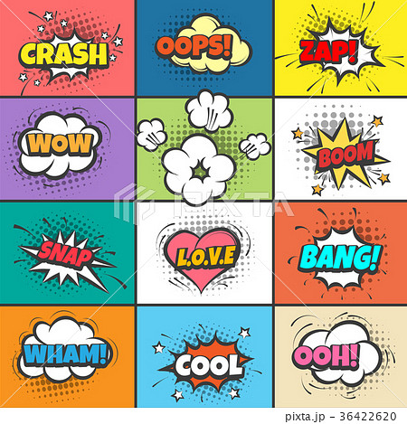 Comic pow bubbles Comic pow bubbles 36422620