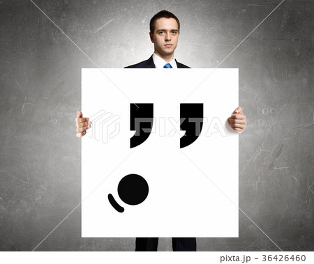 Man show banner with upset smiley Man show banner with upset smiley 36426460