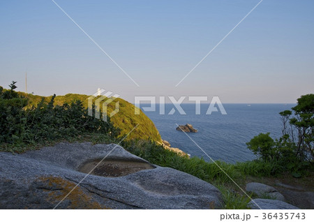 夕暮れの足摺岬からの眺め 36435743