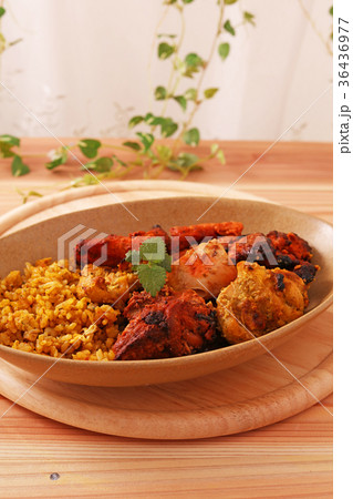 ドライカレーライスとチキン 36436977