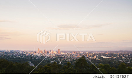 View of Brisbane from Mount Coot-tha 36437627