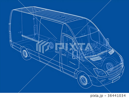 Concept car. Vector 36441034