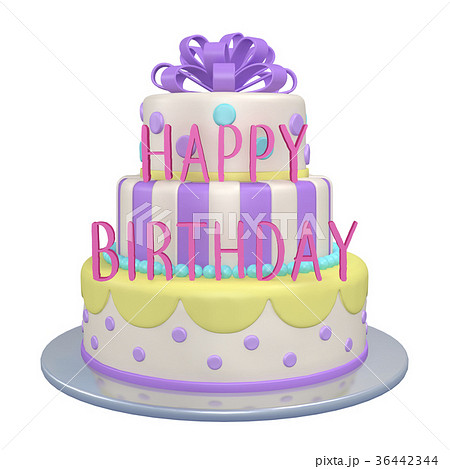 バースデーケーキ 36442344